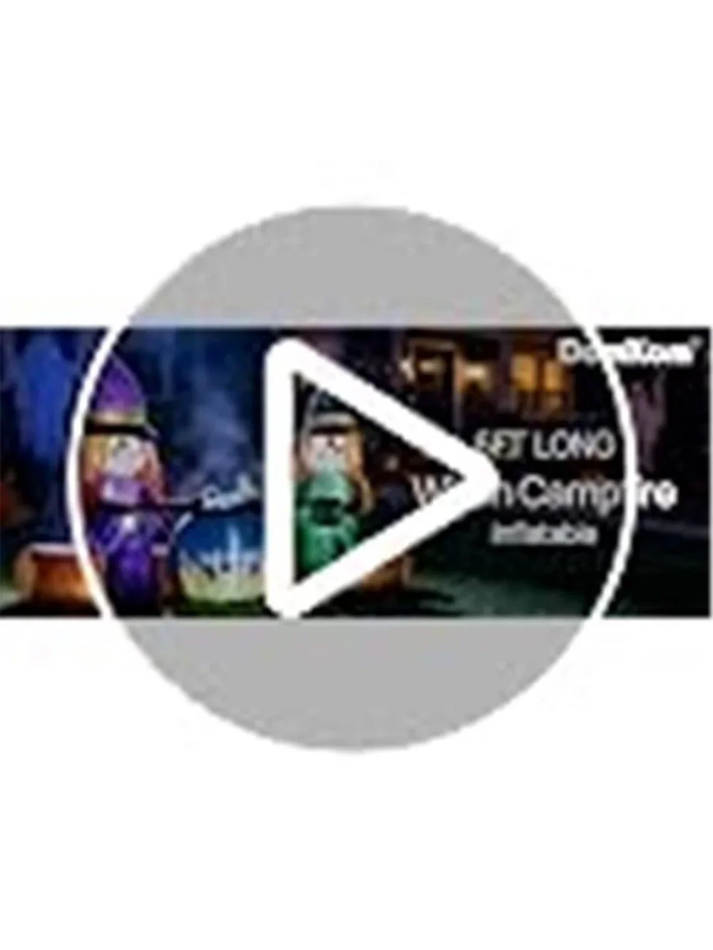 6FT Halloween Inflatable Blow Up Decorations, Cute Witches with Cauldron Over